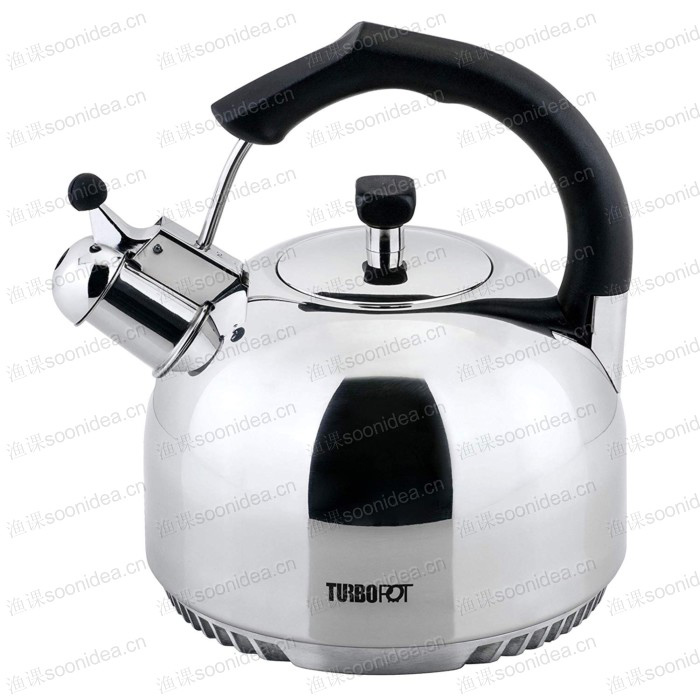 Turbo Pot TPS8001 Tea Kettle, 2.5 QT, Metallic