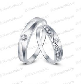 ProductsSquare Crystal 925 Sterling Silver Rings