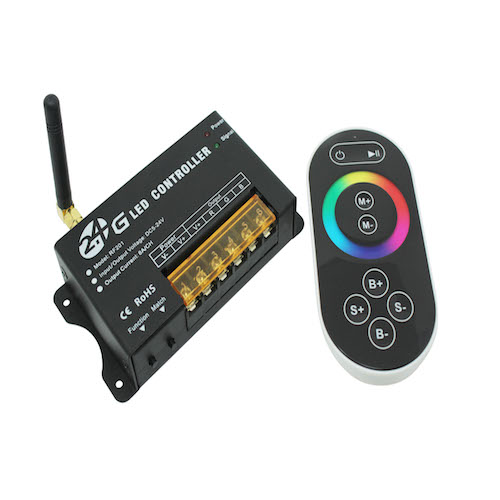 2.4G RF Wireless Touch RGB Controller
