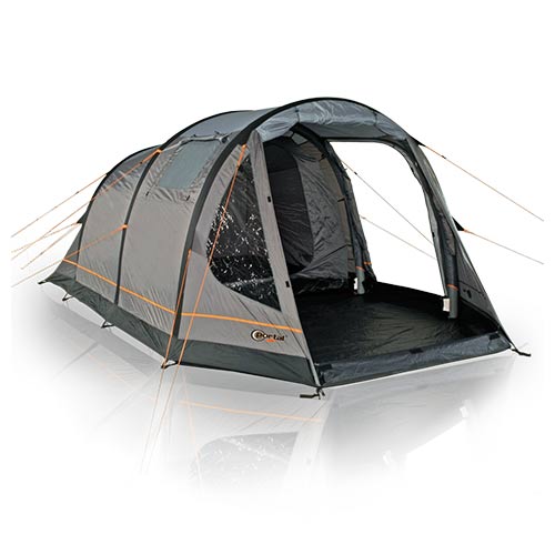 Black outdoor tent